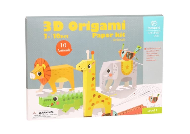 Origami állatkák - 10 db 3D Origami papír állatka - Image 10