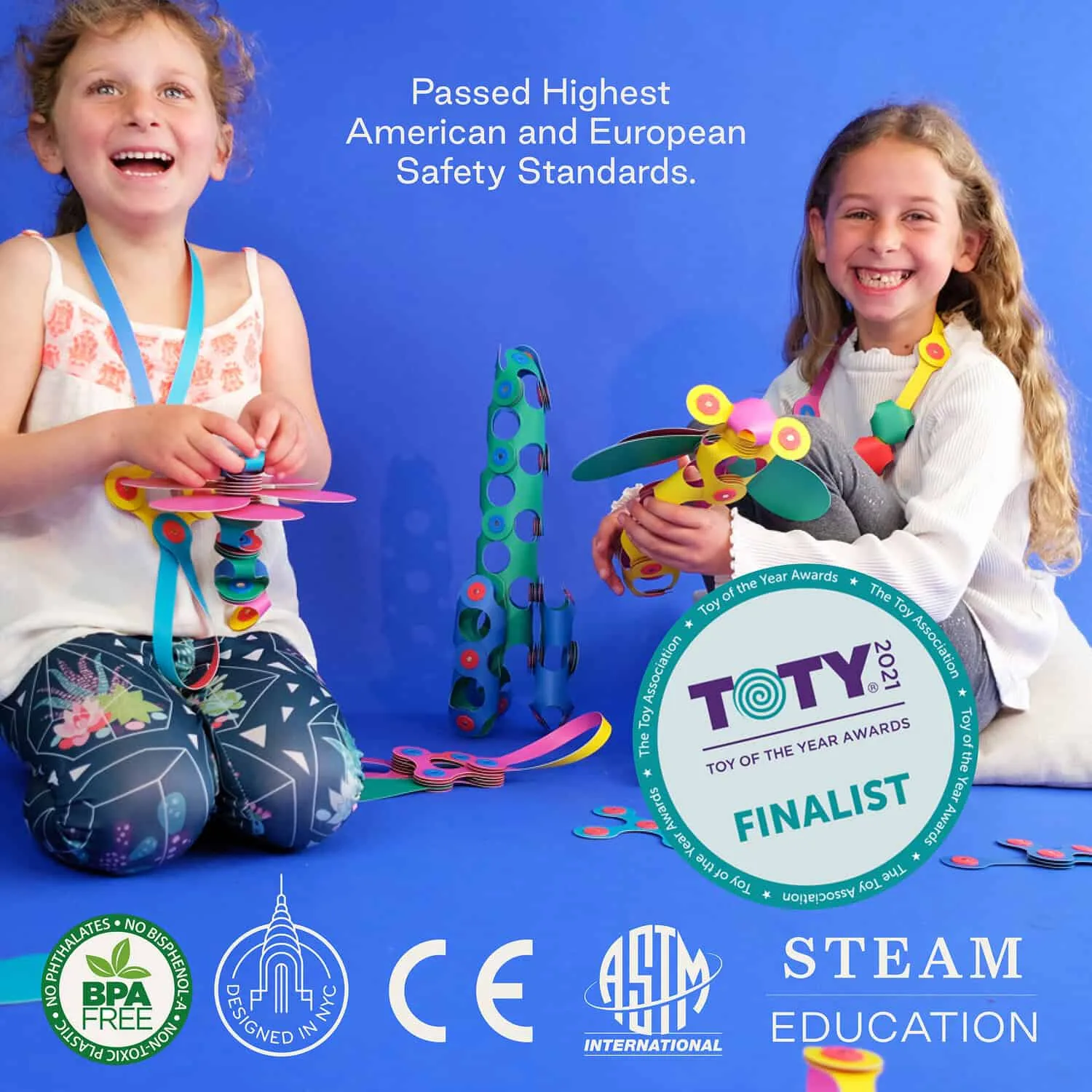 Clixo mágneses építőjáték kék és zöld szett (30 darabos) - Image 11