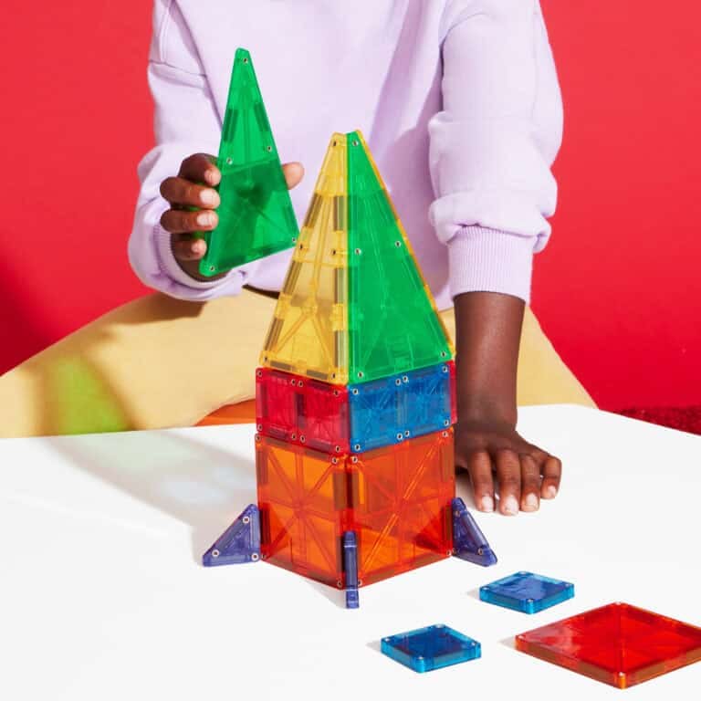 Mágneses Szett (20 darabos) MAGNA-TILES + MikroMAGS - Image 3