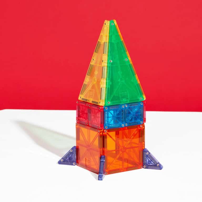 Mágneses Szett (20 darabos) MAGNA-TILES + MikroMAGS - Image 4