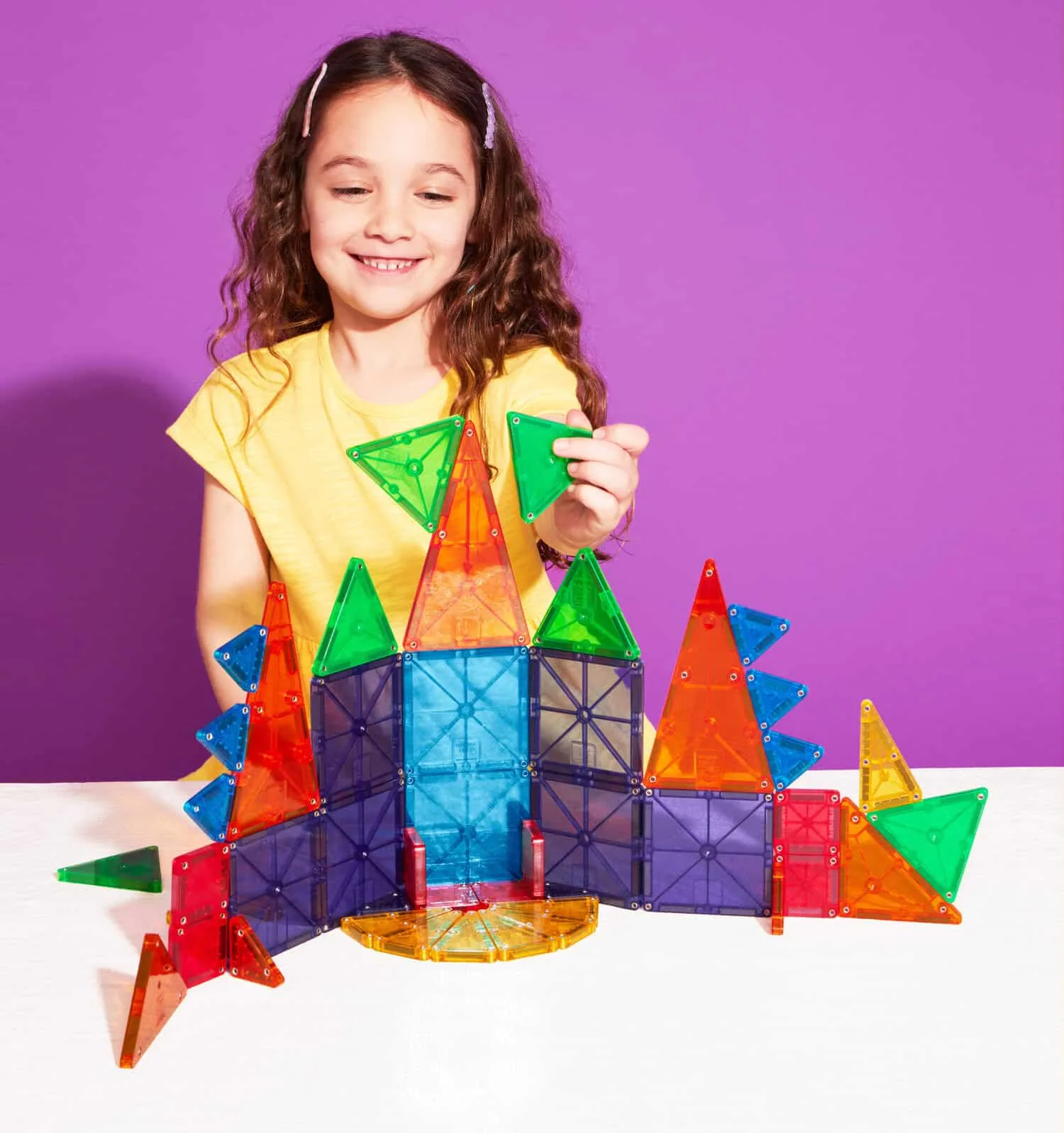 Mágneses Szett (46 darabos) MAGNA-TILES + MicroMags kombo - Image 2