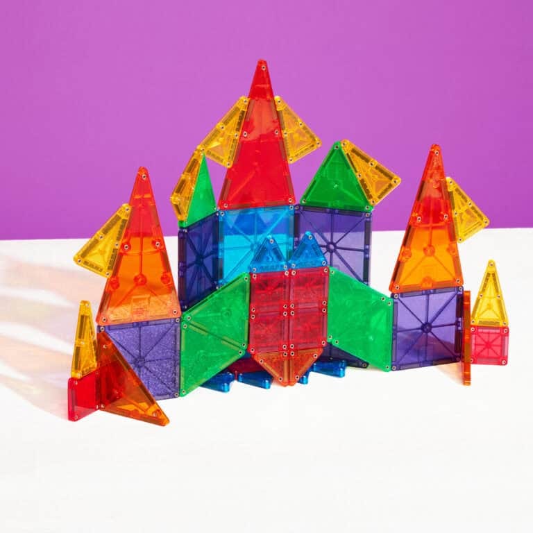 Mágneses Szett (46 darabos) MAGNA-TILES + MicroMags kombo - Image 6