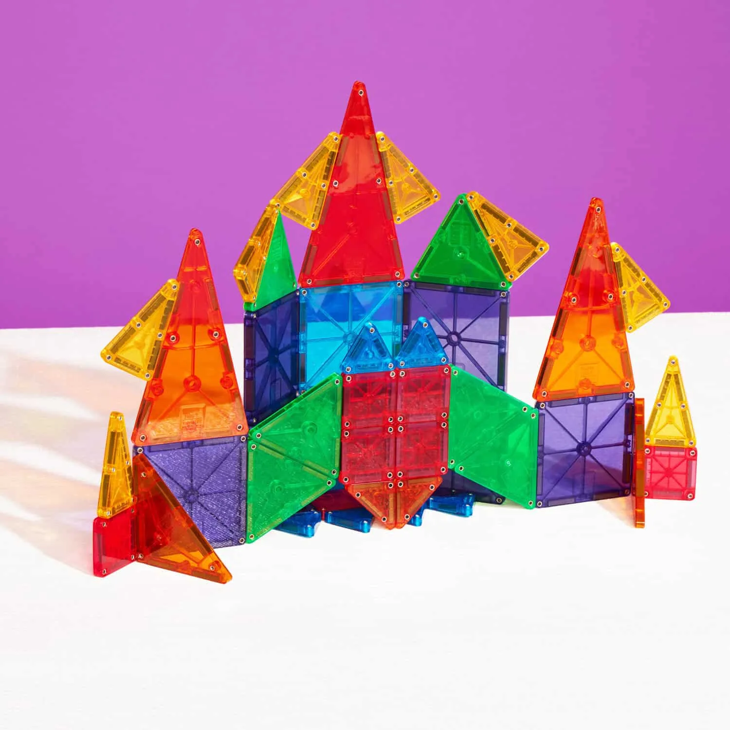 Mágneses Szett (46 darabos) MAGNA-TILES + MicroMags kombo - Image 6