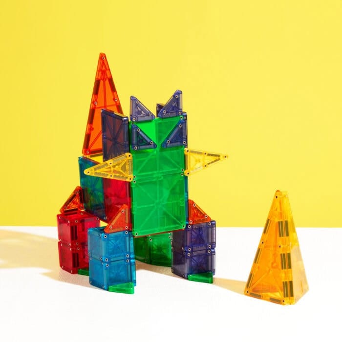Mágneses Szett (62 darabos) MAGNA-TILES + mikroMAGS - Image 4