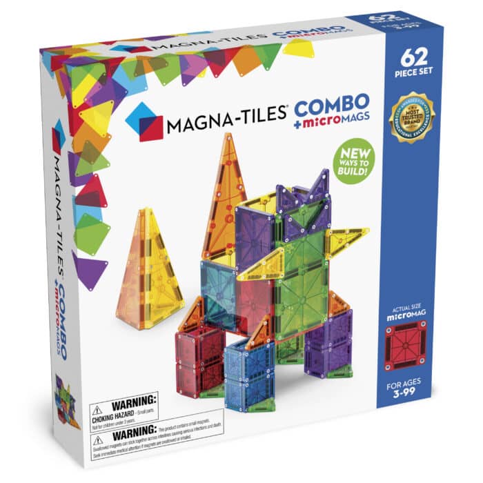 Mágneses Szett (62 darabos) MAGNA-TILES + mikroMAGS