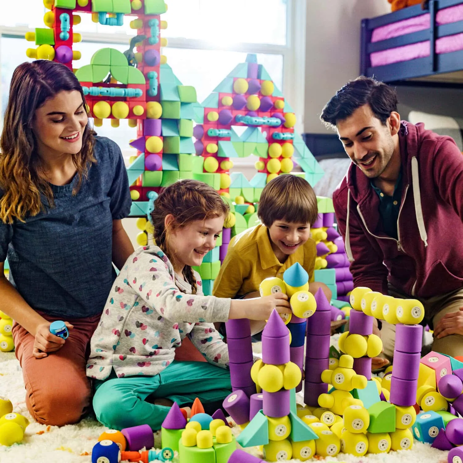 Mágneses habpuha építőelem szett - Hajó - Image 5