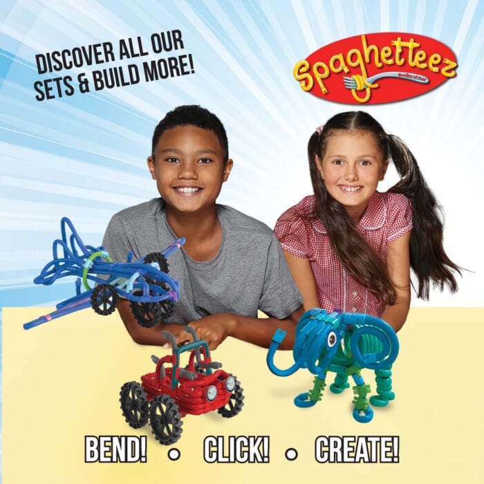 Spaghetteez Építőjáték - "Bendy Buggy" – hajlékony építőjáték kisautóval - Image 4